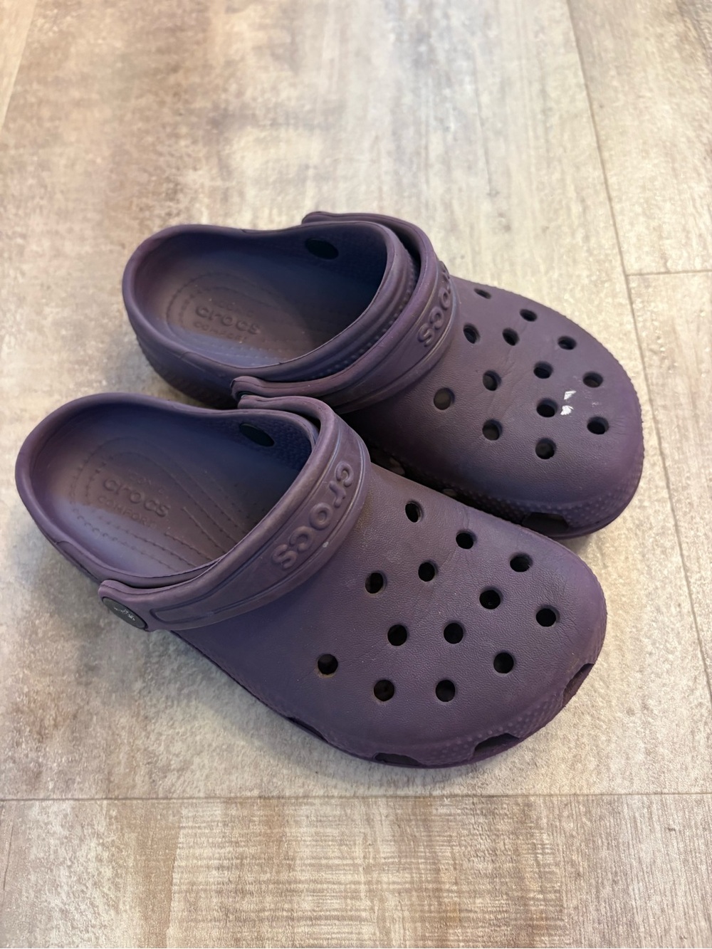 Crocs Classic Kids Purple Clogs 13